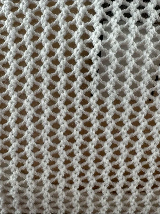 Everlane The Mesh Soft Cotton Crew in White S - Picture 11 of 13